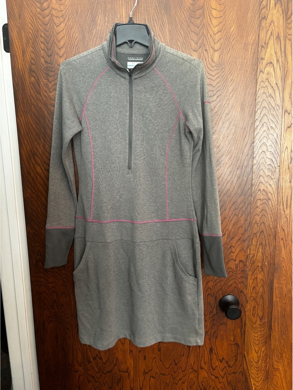 Columbia Omni-Wick Advanced Evaporation Gray Long Sleeve Dress Size S